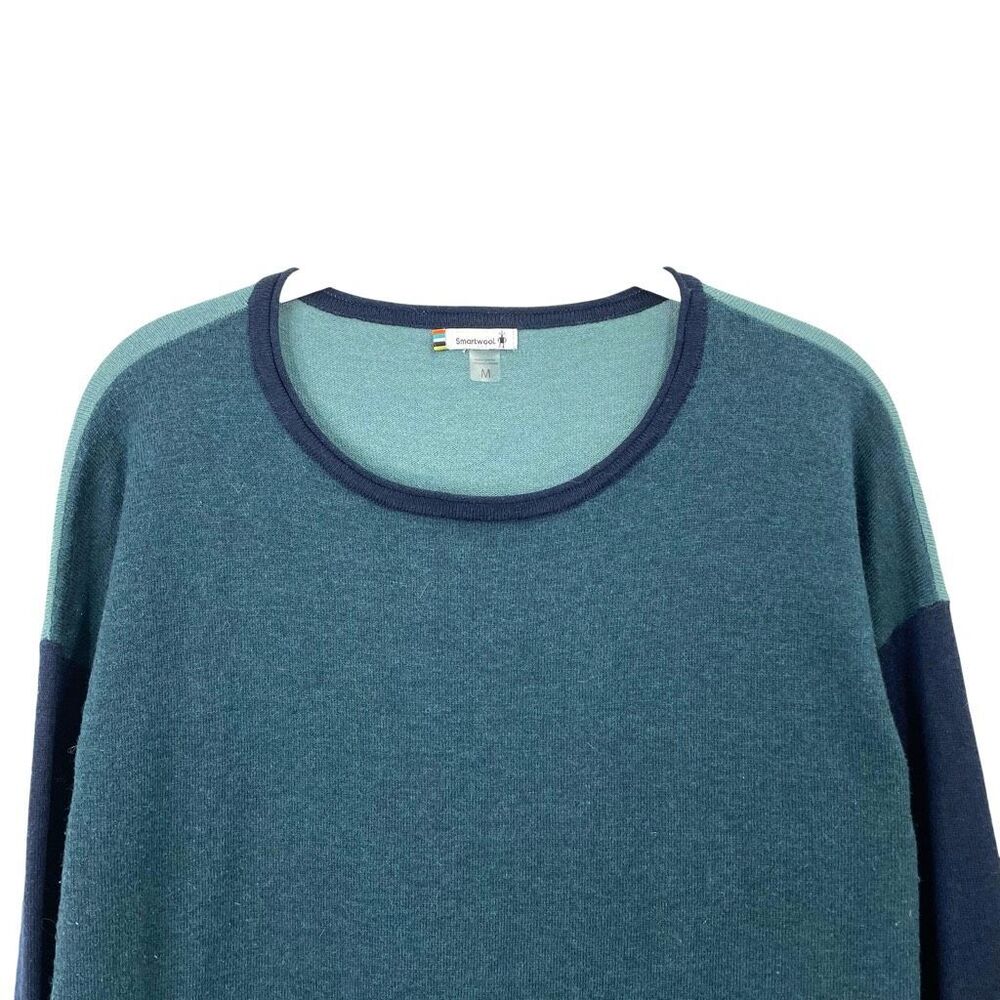 Smartwool Shadow Pine Colorblock Crew Sweater Siz… - image 2